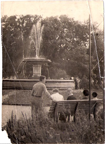 Кронштадт. Андреевский сад (сквер на пр.Ленина, 1949. фото С.Зигмунд)